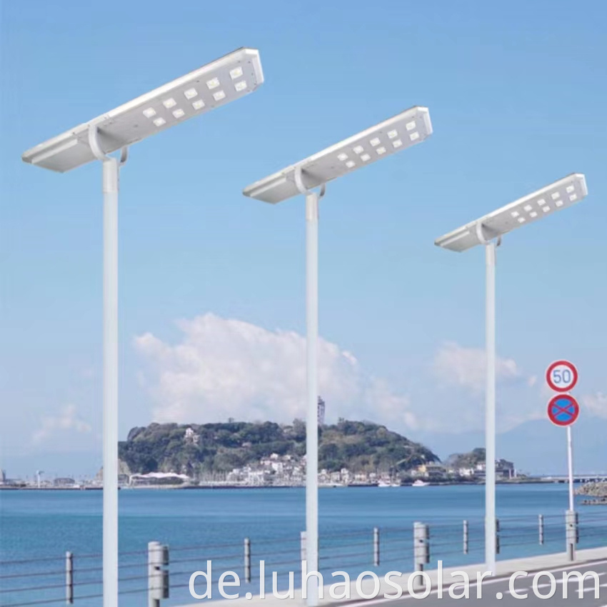 Solar Integrated Street Lights